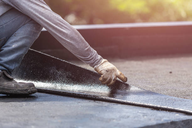 Professional Interior Drainage System technician working in Caldwell, OH